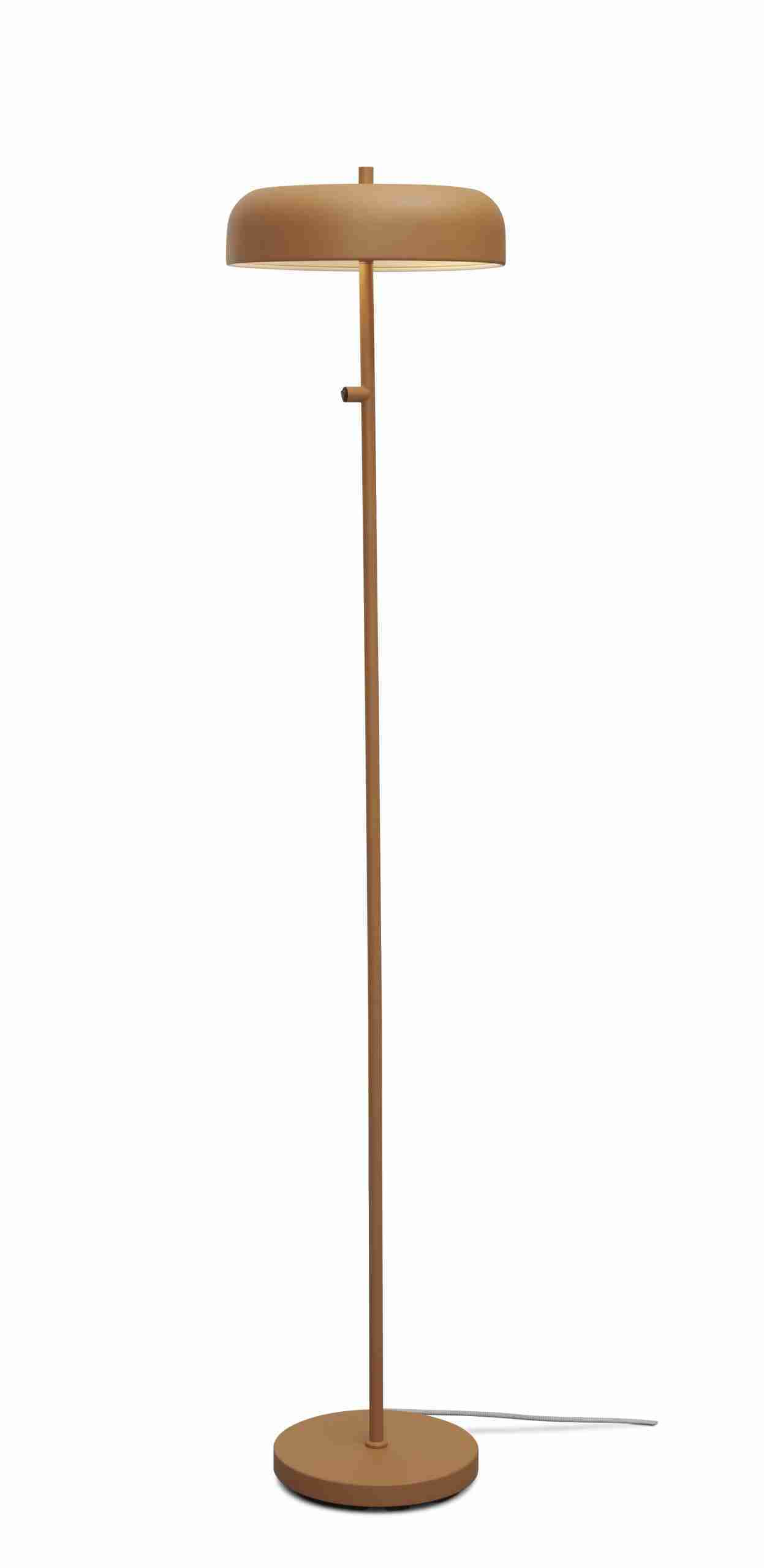 its about RoMi Vloerlamp 'Porto' 145cm, kleur Mosterdgeel