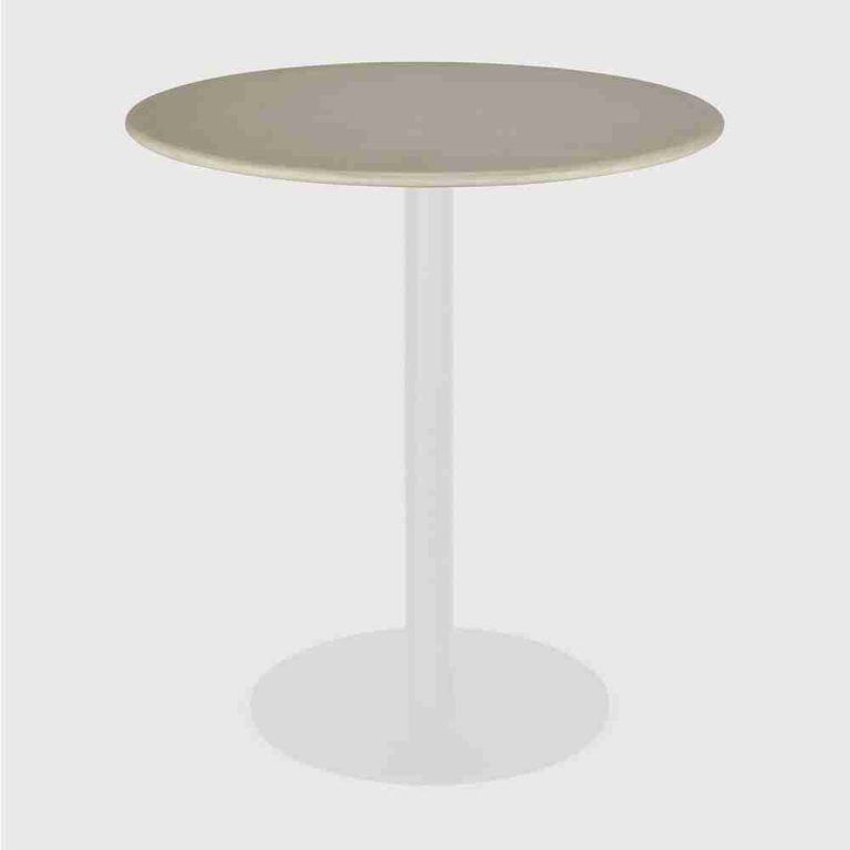Ethnicraft Tafelblad Blend Beton, 70cm - Lichtgrijs - Rond