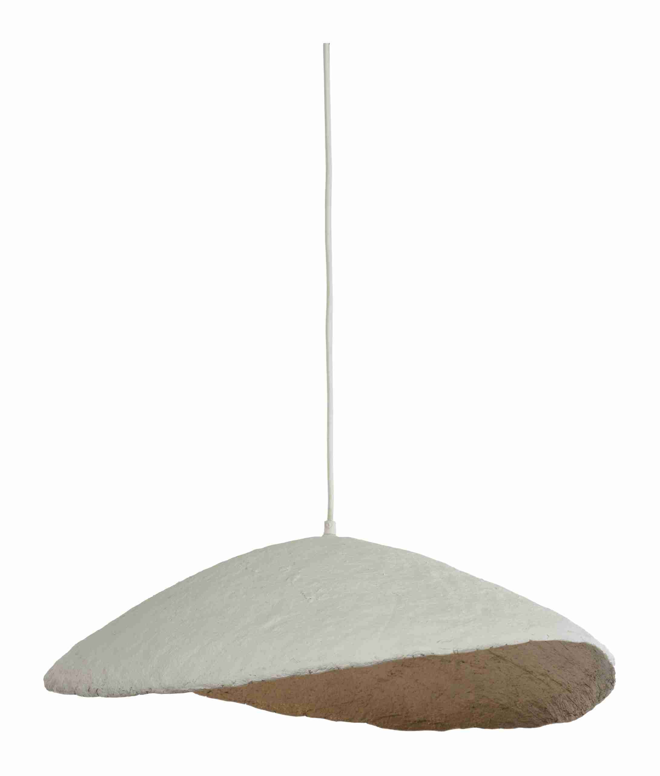 Light & Living Hanglamp 'Lonia' Papier Maché, 71cm, kleur Crème