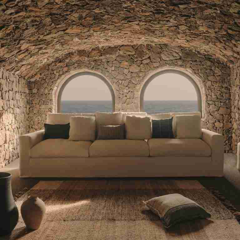 Kave Home 4-zits Bank 'Nora' kleur Taupe