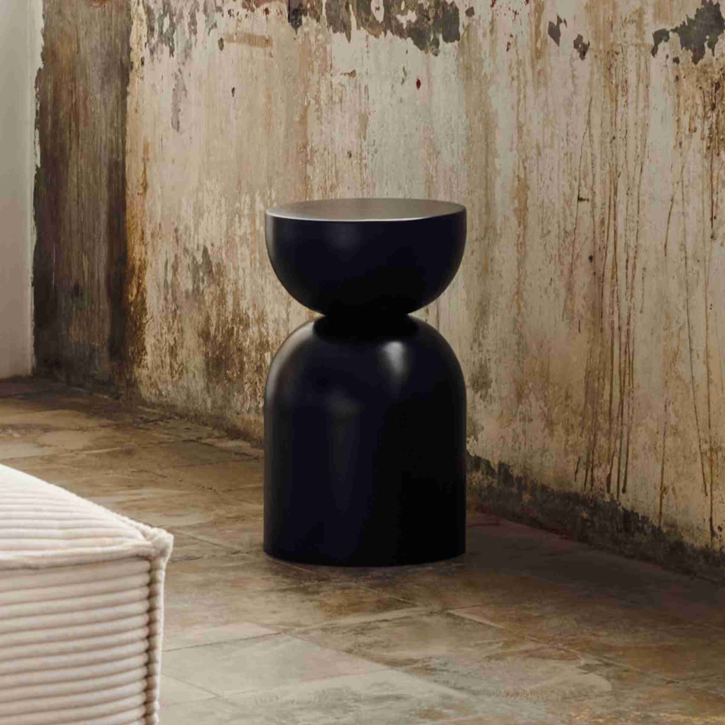 Kave Home Ronde Bijzettafel 'Rachell' 30cm, kleur Zwart