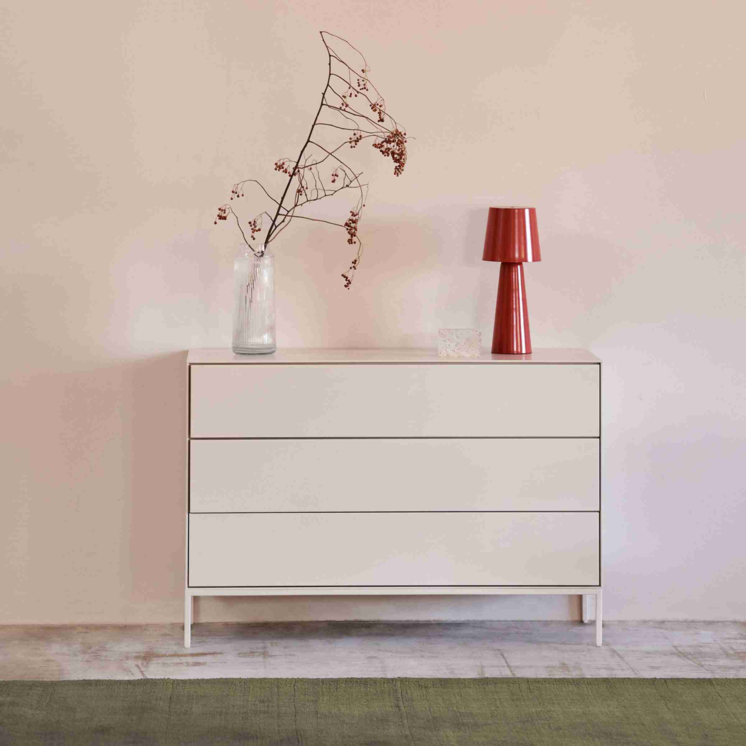 Kave Home Ladekast 'Vedrana' 75 x 110cm, kleur Wit