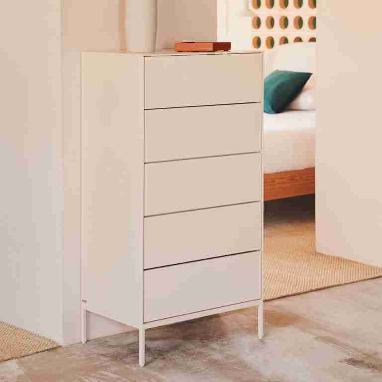 Kave Home Ladekast 'Vedrana' 114 x 60cm, kleur Wit