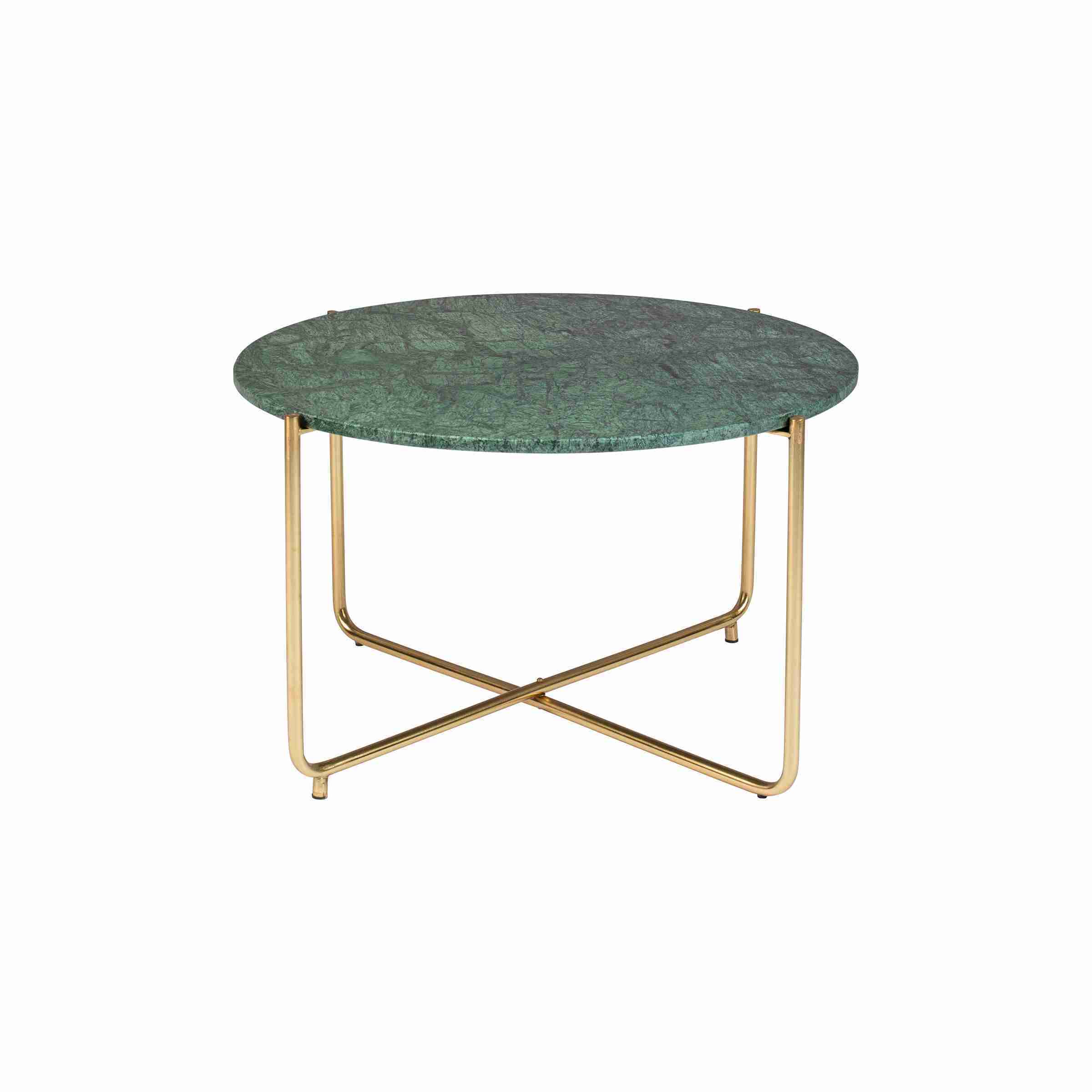 ZILT Salontafel 'Timpa' 70cm, groen marmer