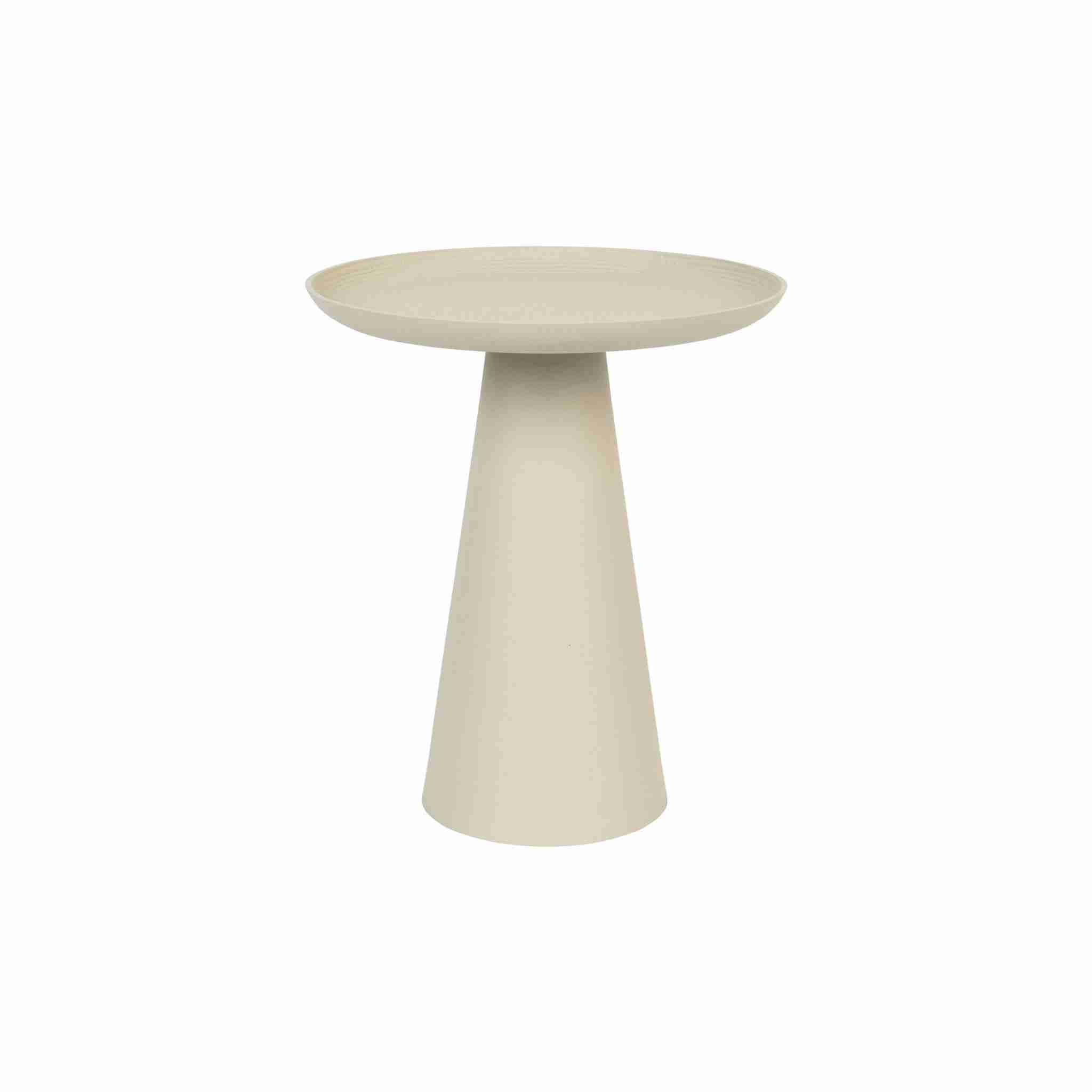 ZILT Ronde Bijzettafel 'Lassi' kleur Ivory, 40cm