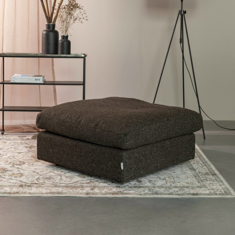 Zuiver Hocker 'Sense' kleur Espresso