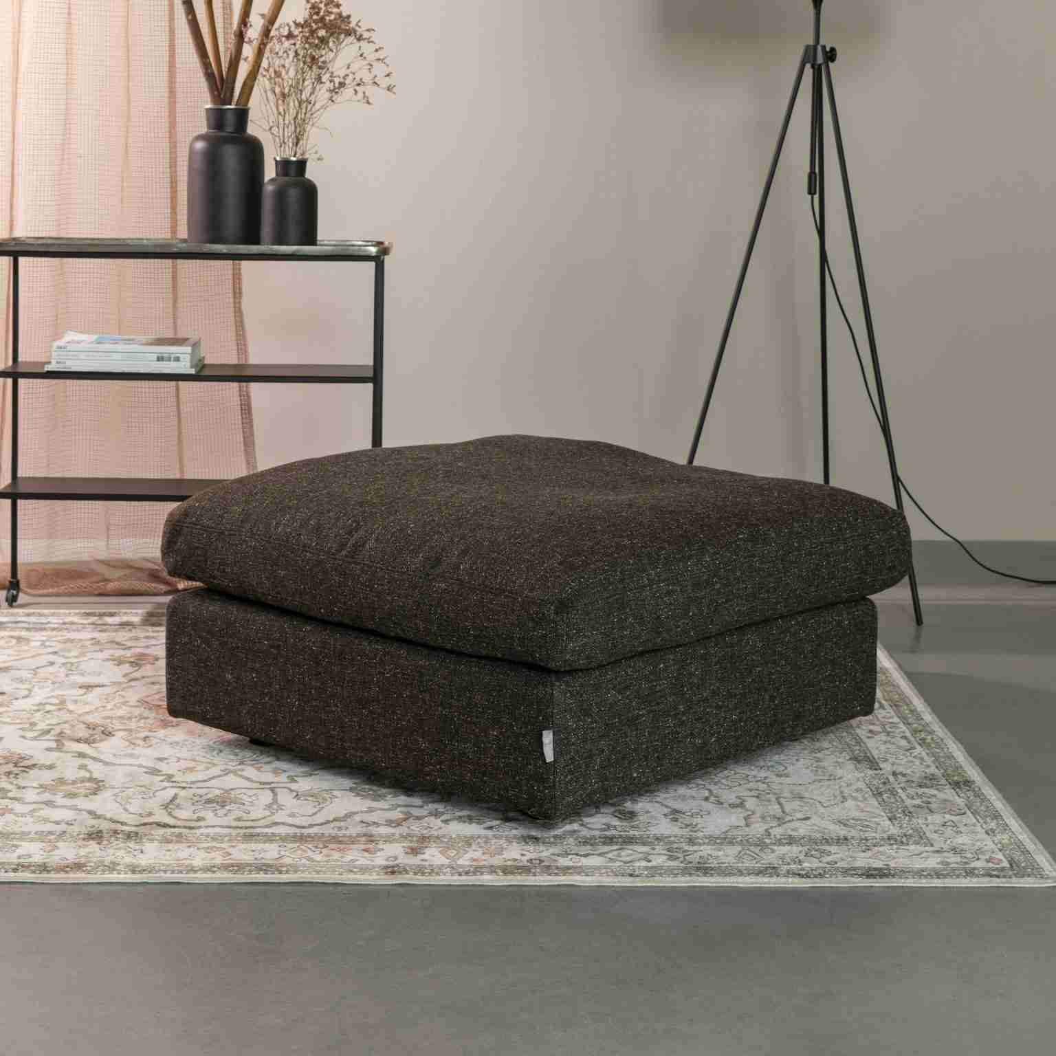 Zuiver Hocker 'Sense' kleur Espresso