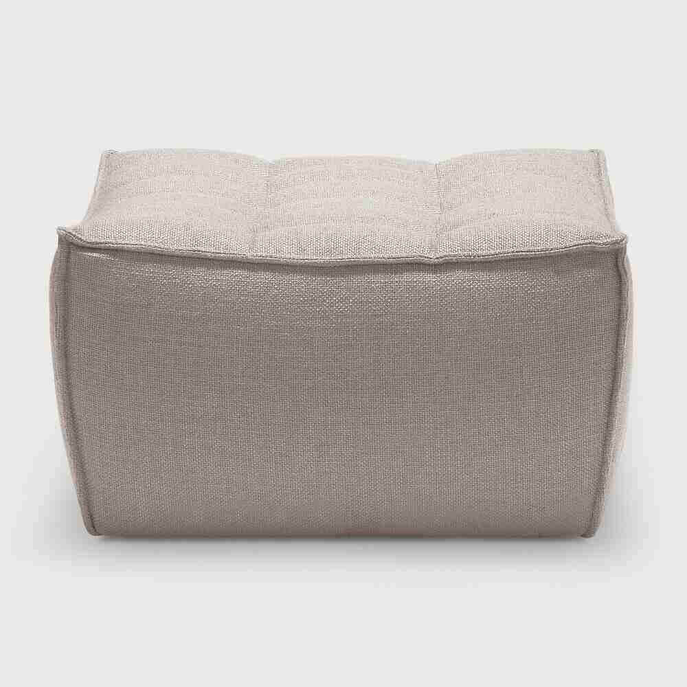 Ethnicraft Voetbank N701 UK Residentieel - Beige