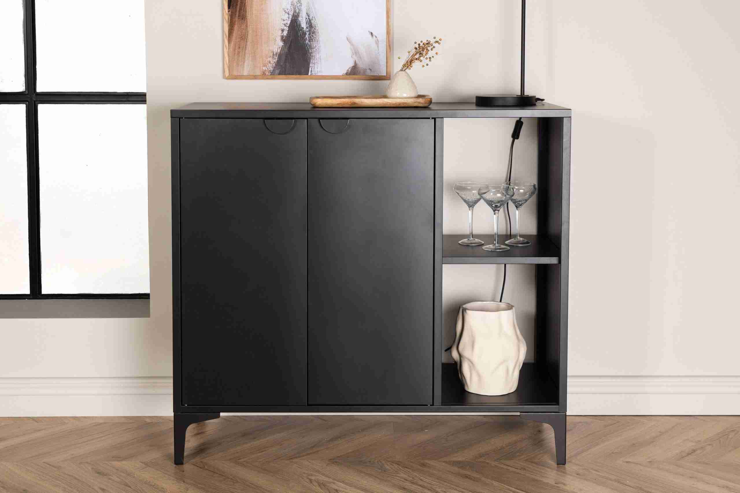 Nohr Dressoir 'Danyella' 110cm, kleur Zwart