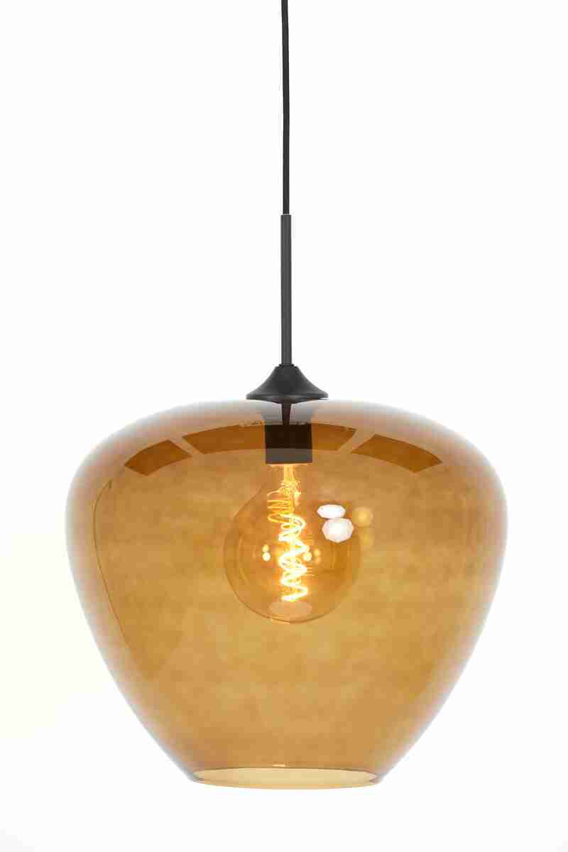 Light & Living Hanglamp 'Mayson' Ø40cm, kleur Bruin