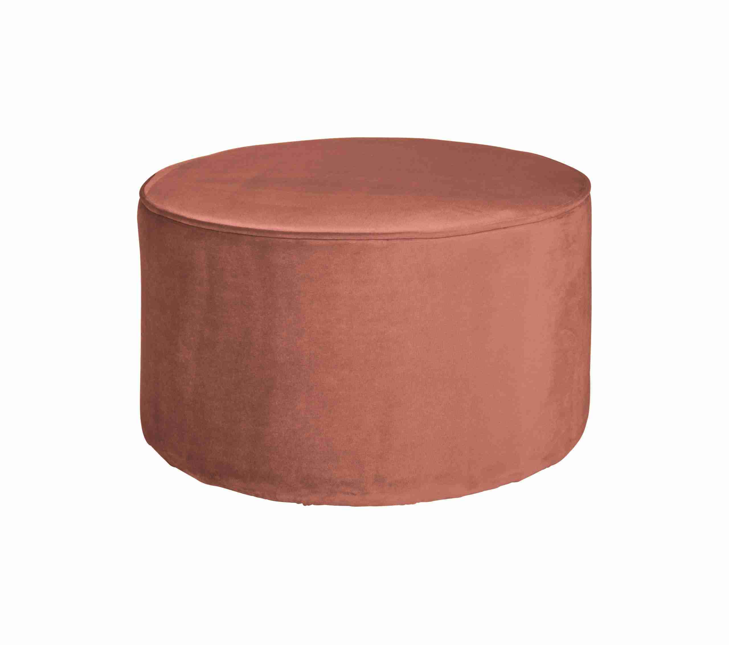 WOOOD Poef 'Sara', kleur Oudroze
