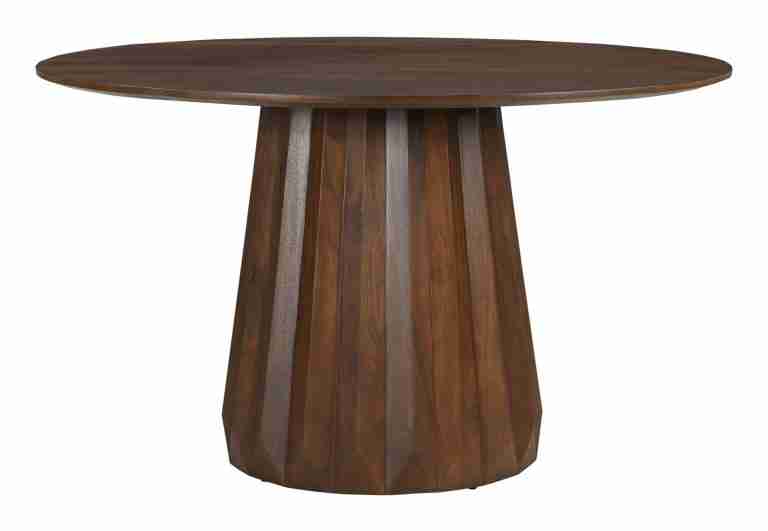 Artistiq Ronde Eettafel Shawntel Mangohout, 130cm - Bruin
