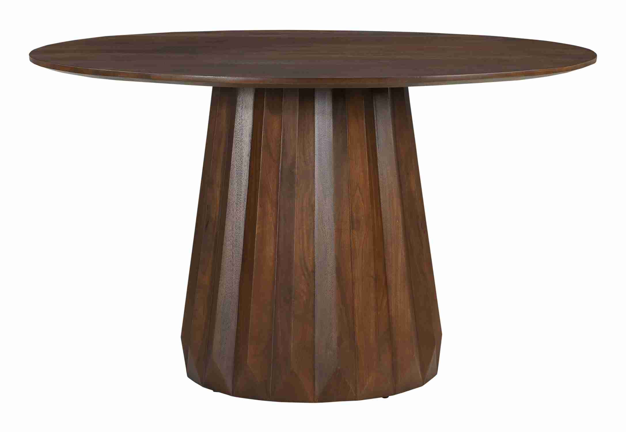 Artistiq Ronde Eettafel Shawntel Mangohout, 130cm - Bruin