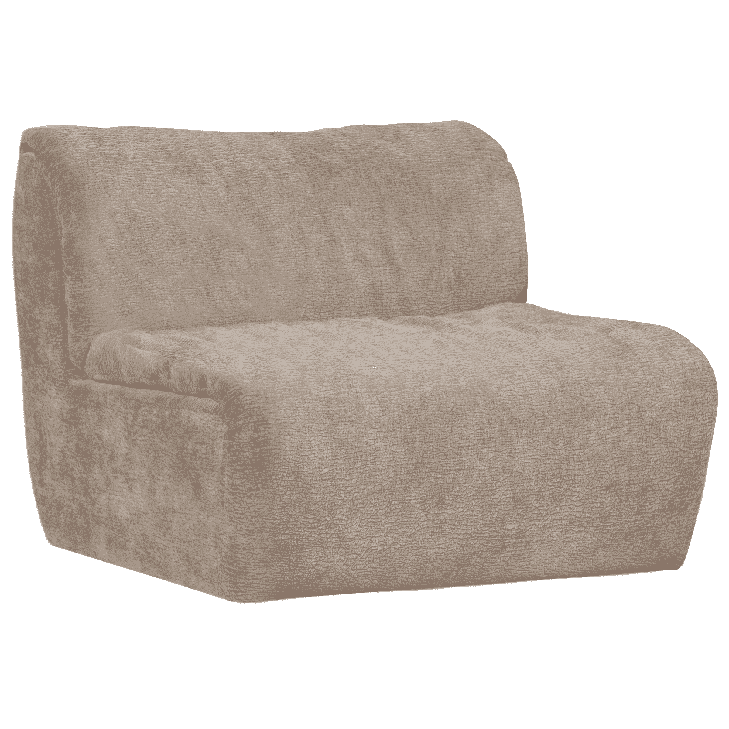 WOOOD Bank Baggy 1-zits, Chenille - Zand