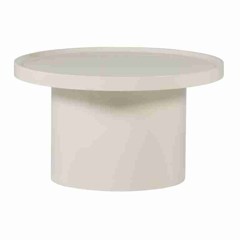WOOOD Ronde Salontafel Veluna 70cm - Zand