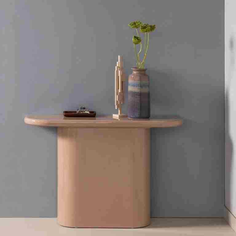 WOOOD Sidetable Nocta 120cm - Lichtroze