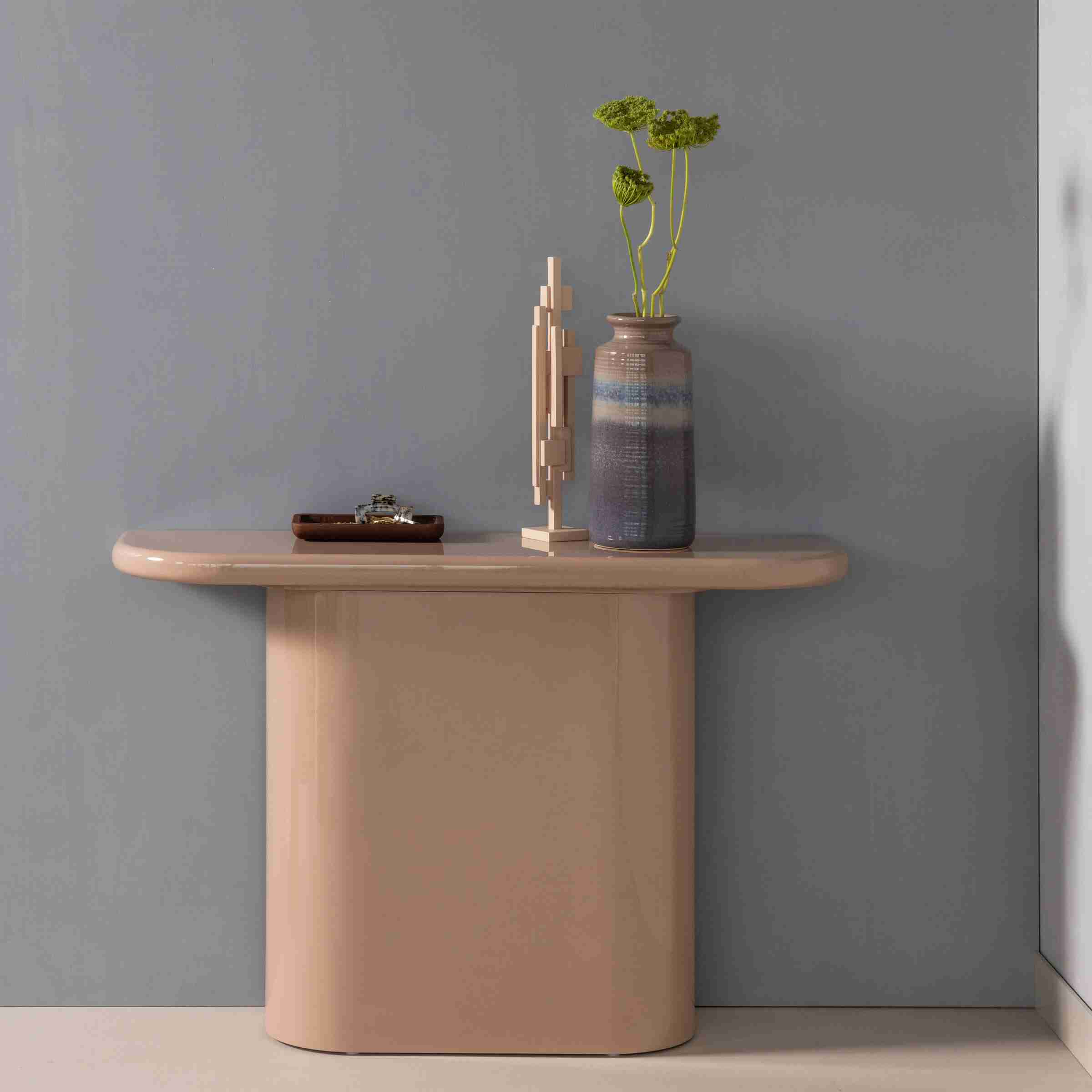 WOOOD Sidetable Nocta 120cm - Lichtroze