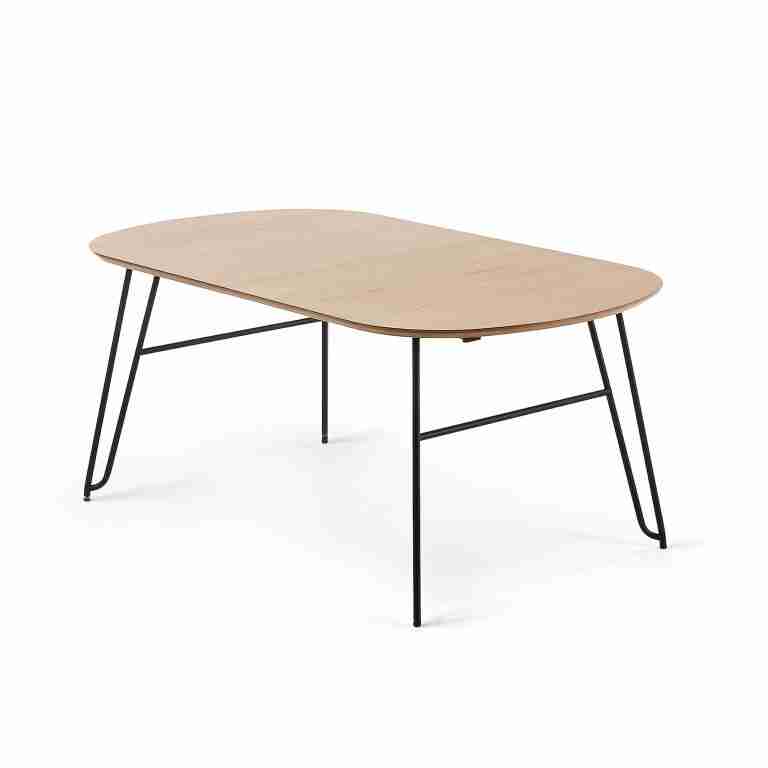 Kave Home Uitschuifbare Ovale Eettafel 'Novac' 170 - 320 x 100cm