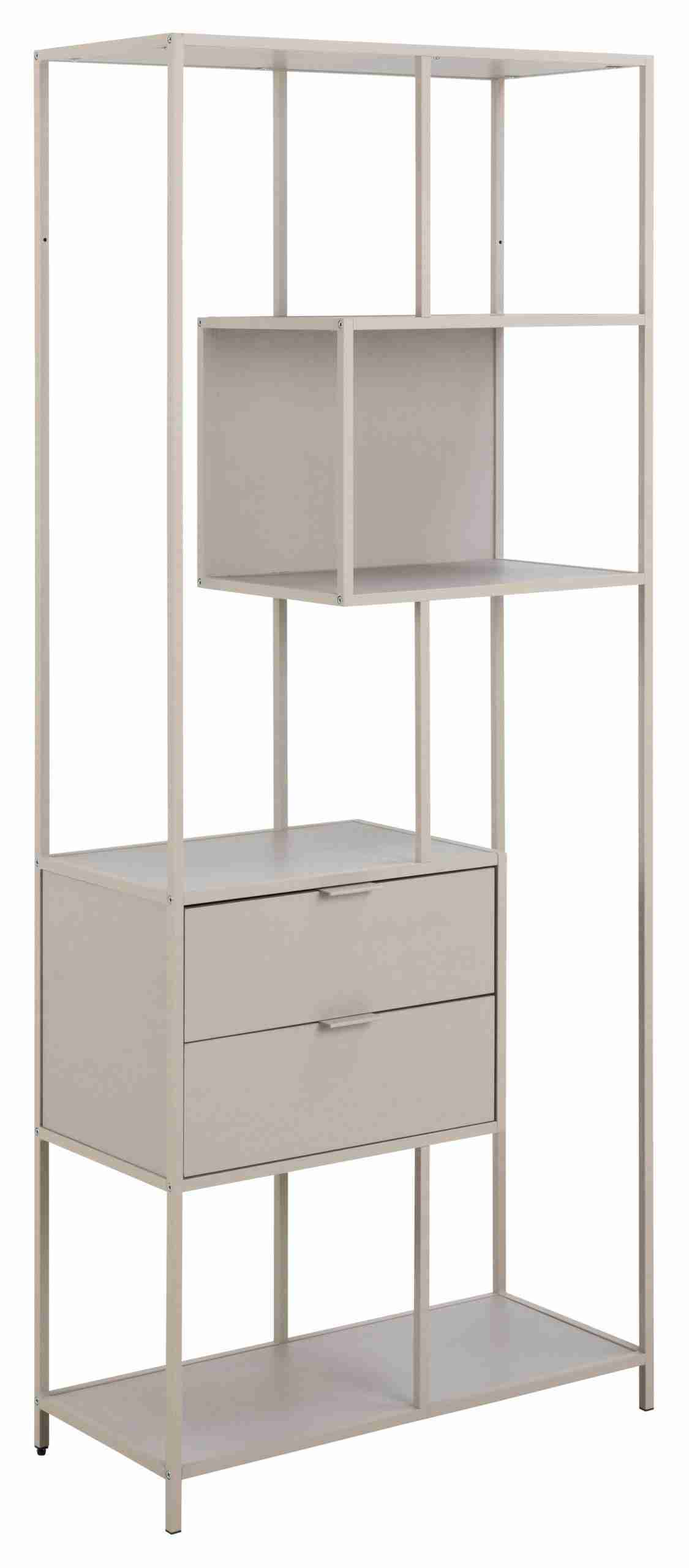 Bendt Wandrek Holger Met 2 lades, 185 x 77cm - Grijs