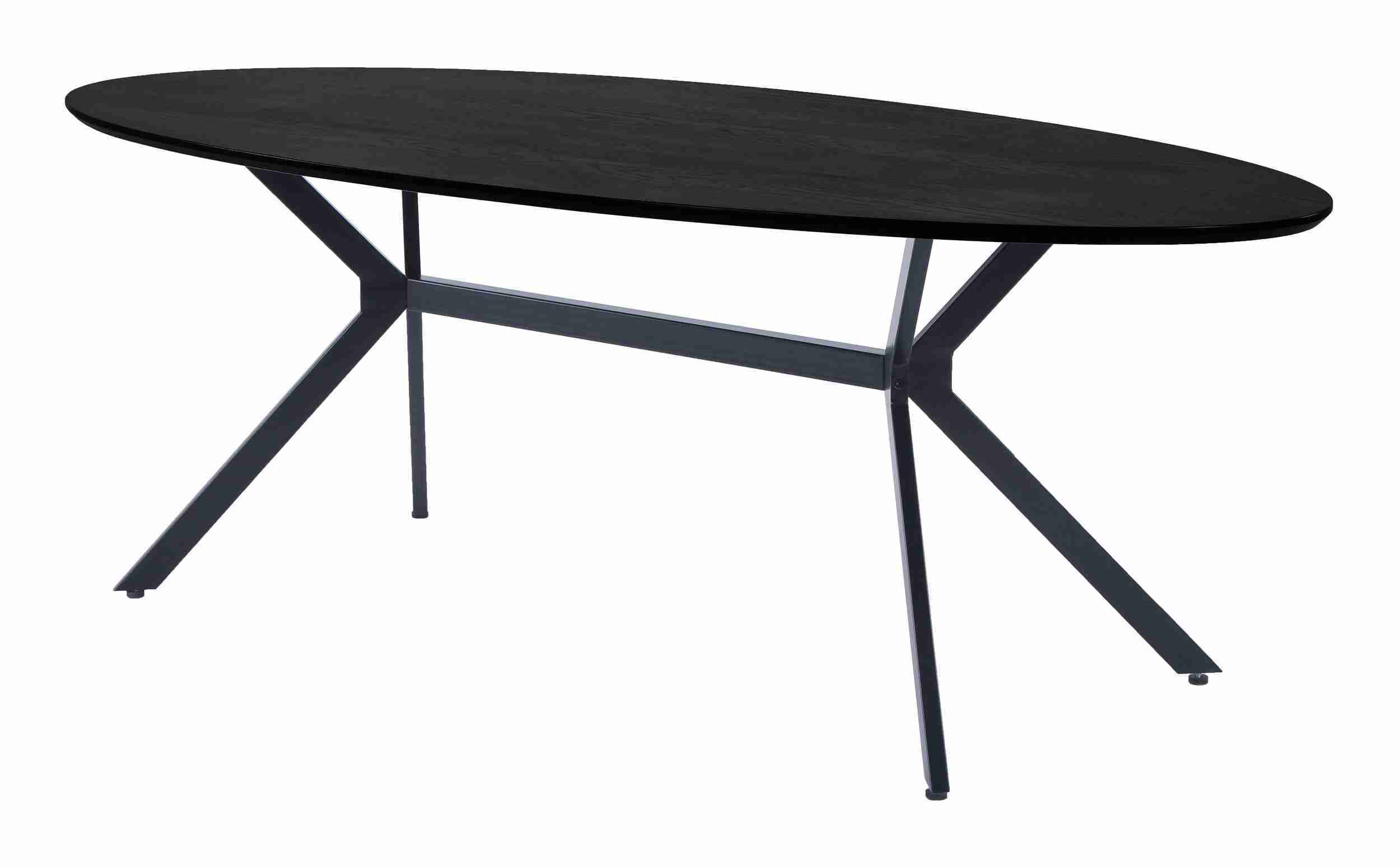 OVALE MDF EETTafel Woood Bruno