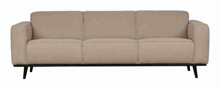 WOOOD Bank Statement 3-zits, Bouclé - Beige - BePureHome