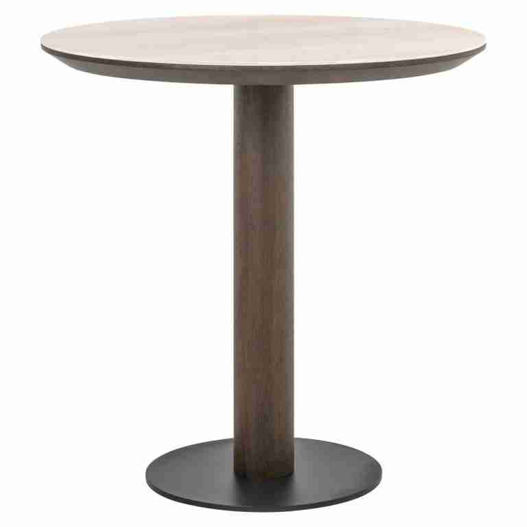 Richmond Ronde Bistrotafel Ritz Travertin, 75cm - Bruin