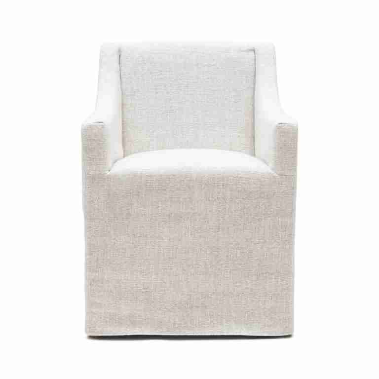 Rivièra Maison Eetkamerstoel 'Firenze' Rich Tweed, kleur Antique White