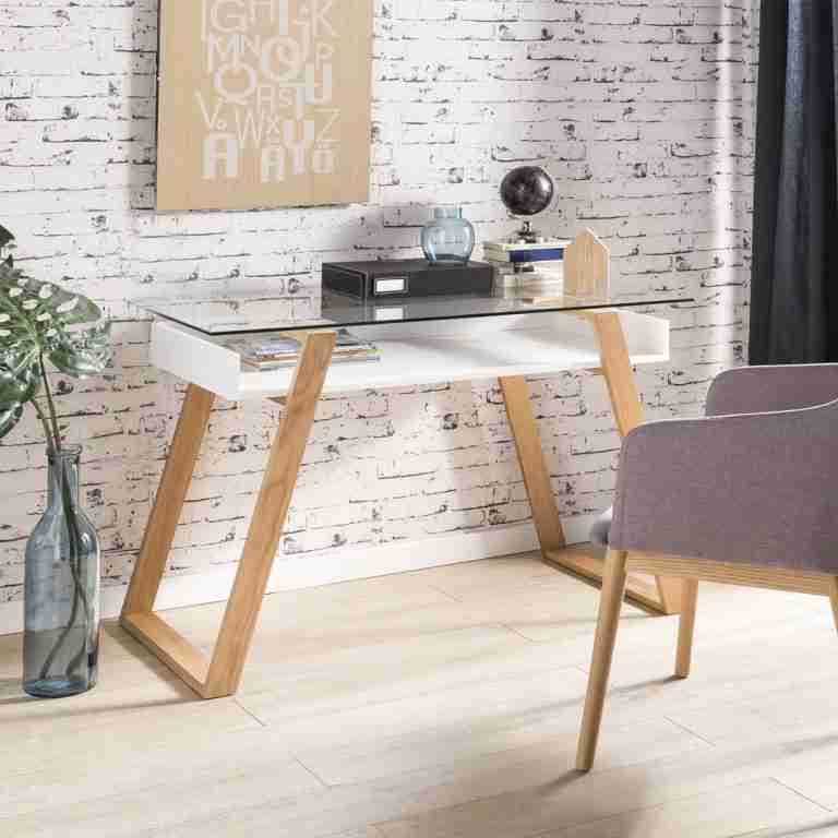 Artistiq Bureau Terri 110 x 55cm - Wit