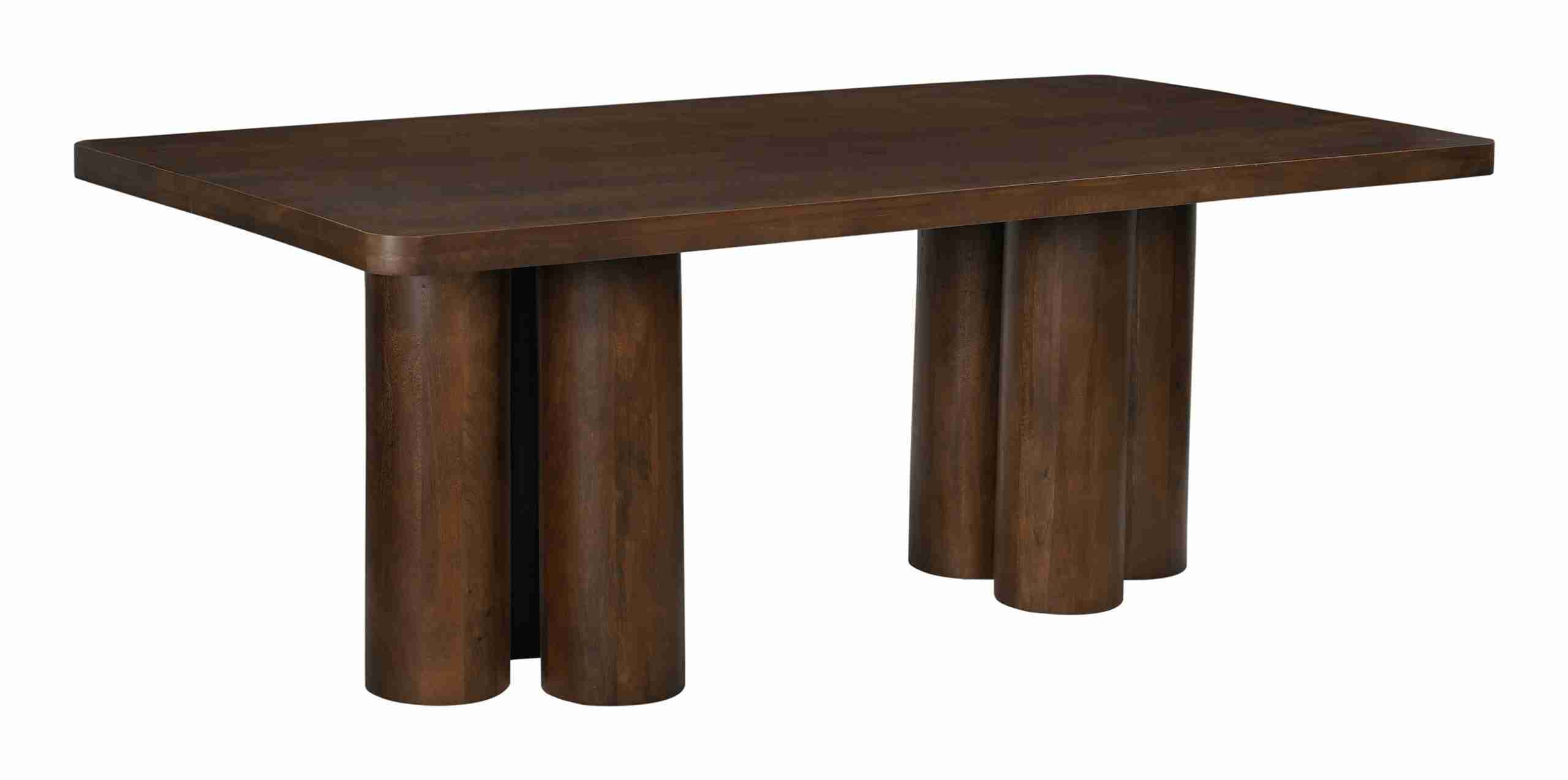 Artistiq Eettafel Leighanna Mangohout, 200 x 100cm - Bruin