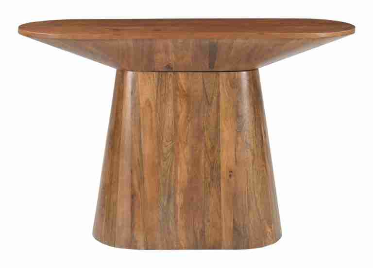 Artistiq Ovale Sidetable Elicia Mangohout, 120cm - Bruin