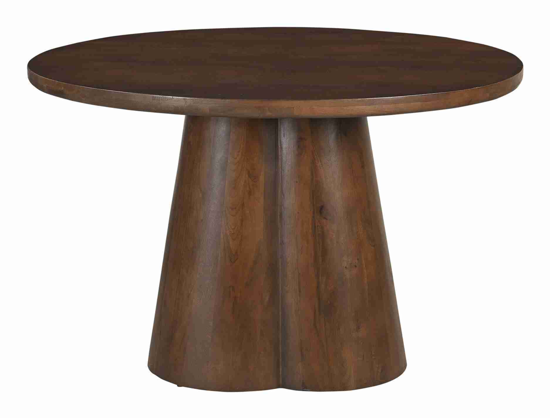Artistiq Ronde Eettafel Effrey Mangohout, 120cm - Bruin