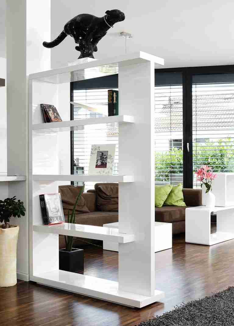 Artistiq Roomdivider Johnathan, 180 x 128 x 30cm - Wit