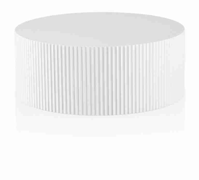Artistiq Salontafel Christe 90cm - wit - Rond