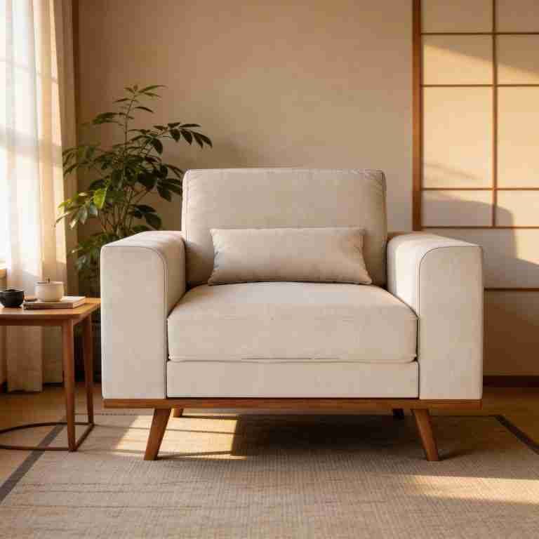 BASE Fauteuil Kirstan Grande stof - Beige