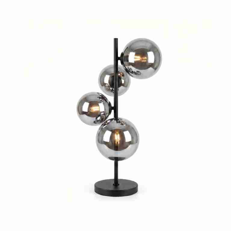 BASE Tafellamp Kali 4-lamps, Glas - Smoke
