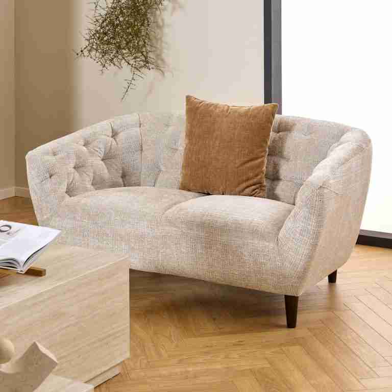 Bendt 2-zits Bank Loes Chenille - Beige