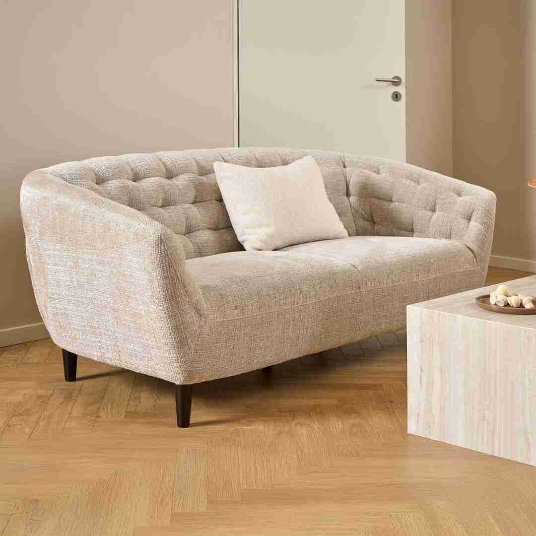 Bendt 3-zits Bank Loes Chenille - Beige
