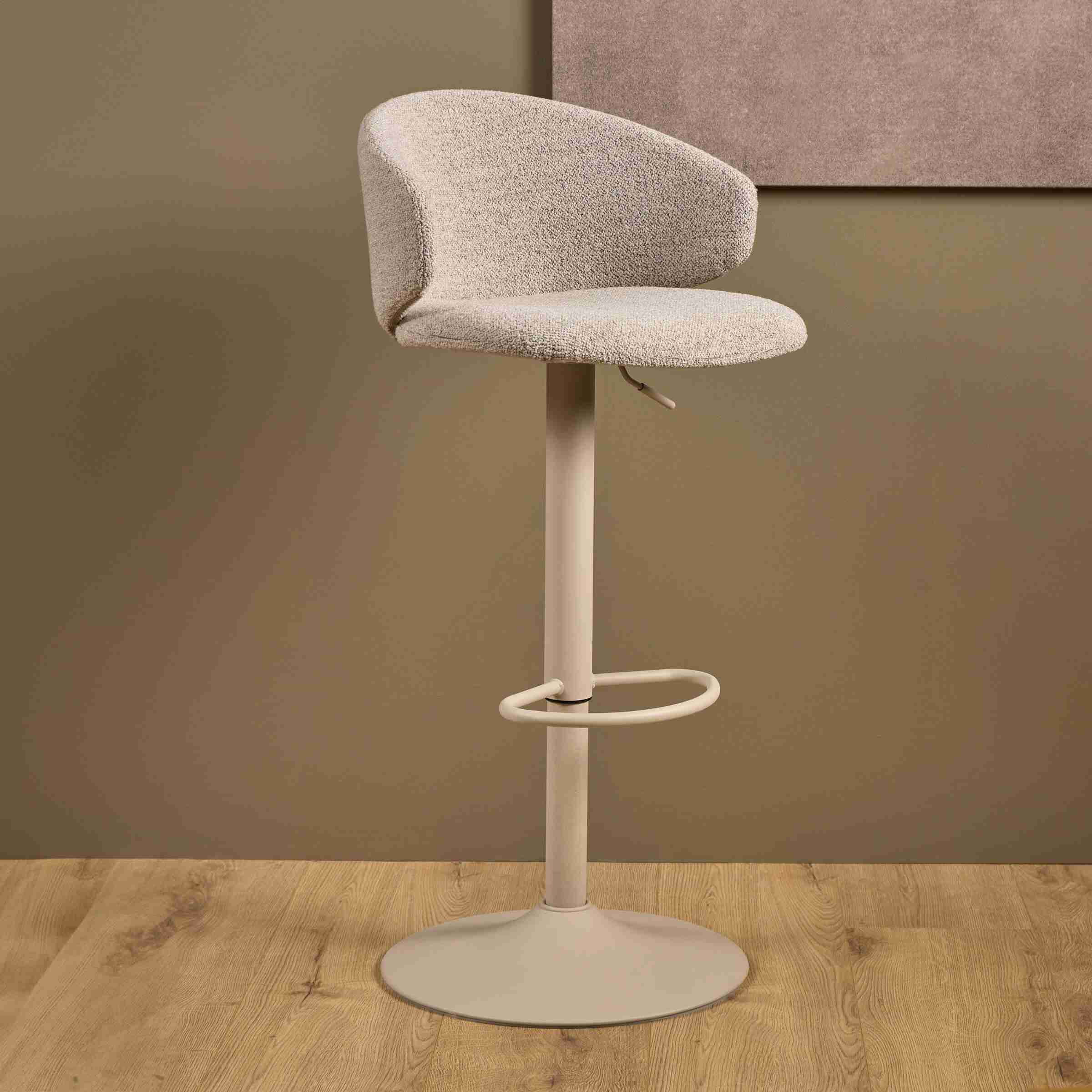 Bendt Barkruk Layla (zithoogte 61-82cm) - Beige