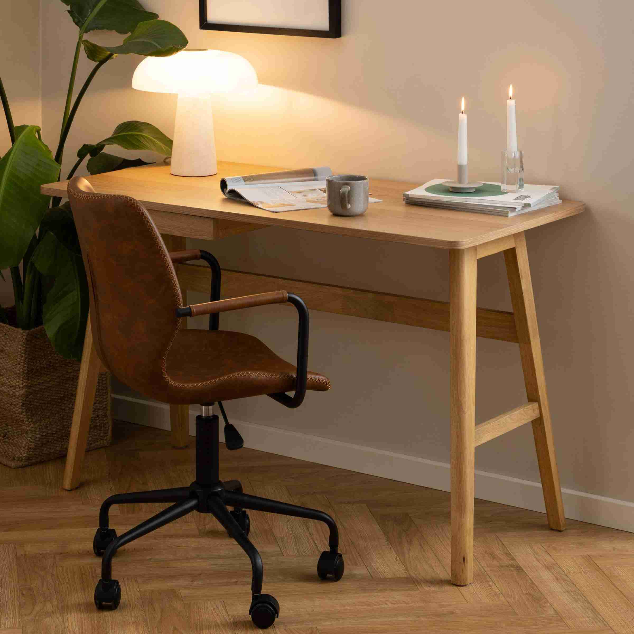 Bendt Bureau Bashar Eiken, 120 x 60cm - Naturel