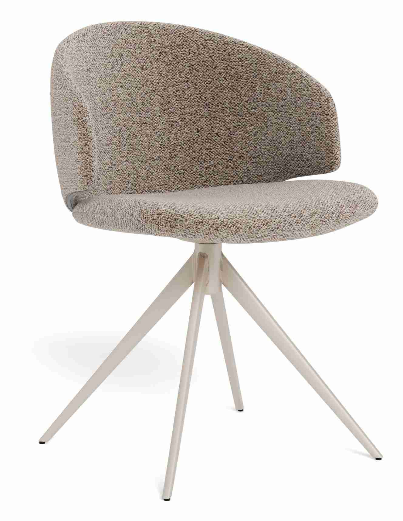Bendt Draaibare Eetkamerstoel Layla Boucl√© - Beige