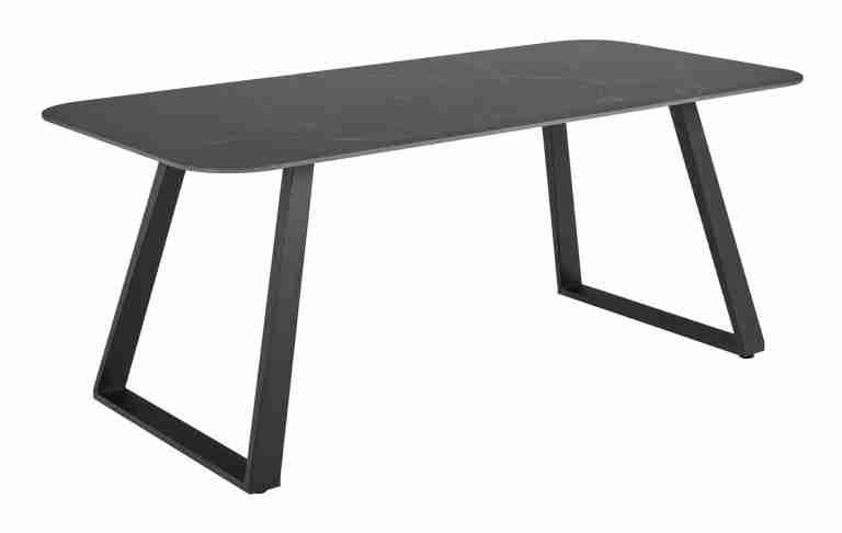 Bendt Eettafel Ginni Keramiek, 180 x 90cm - Zwart