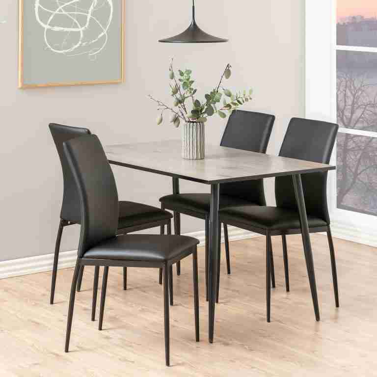 Bendt Eettafel Siena 120 x 80cm - Whitewash