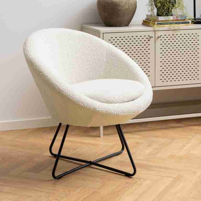 Bendt Fauteuil L√¶rke Teddy - Beige