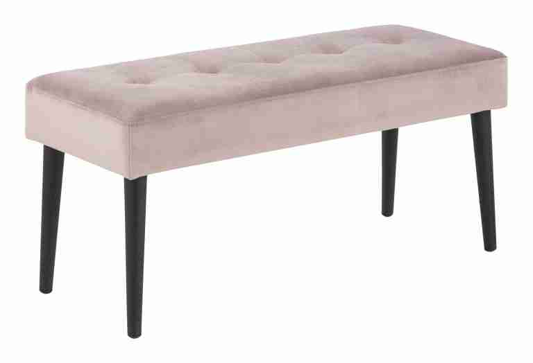 Bendt Halbankje Kiara 95cm, Velvet - Dusty Rose