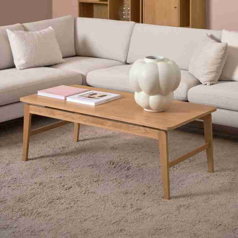 Bendt Salontafel Lierin Eiken, 120 x 60cm - Naturel