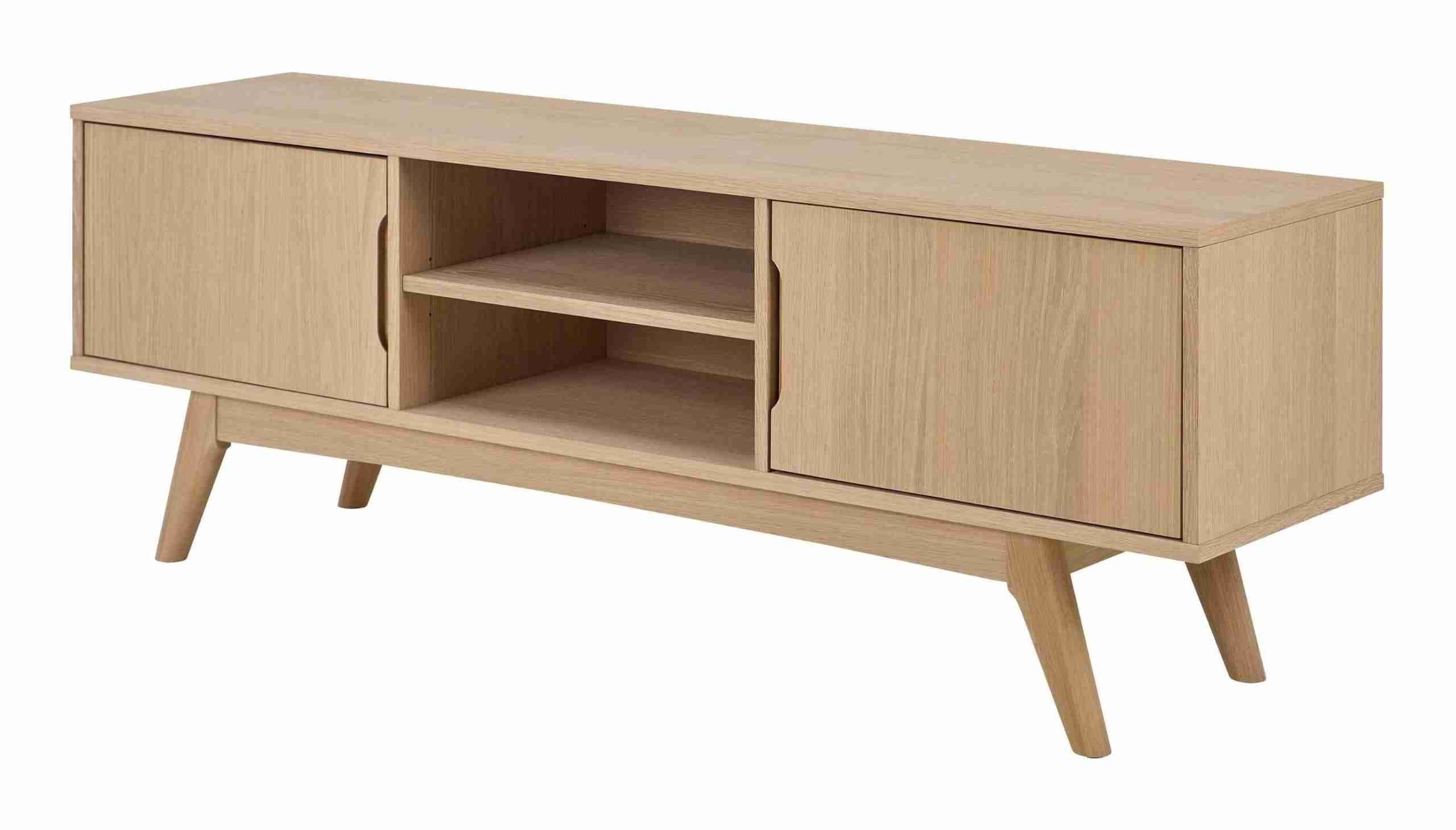 Bendt TV-meubel Filip Eikenfineer, 160cm - Wit