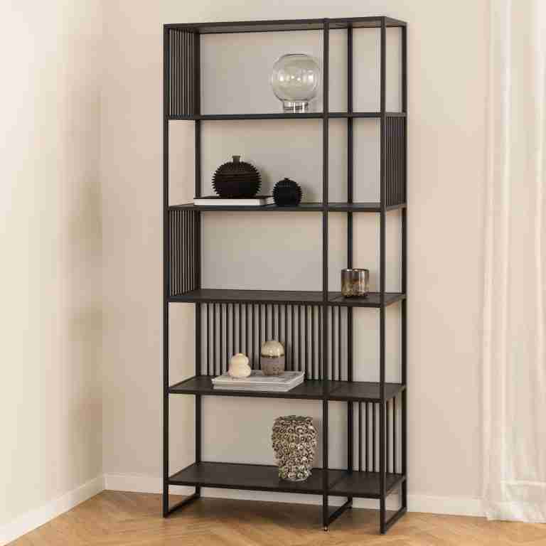 Bendt Wandrek Esme Marmerlook, 185 x 85cm - Zwart