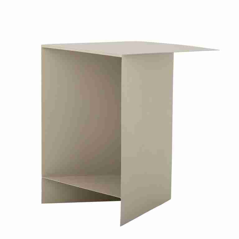 Bloomingville Bijzettafel Tasha 35cm - Beige - Vierkant