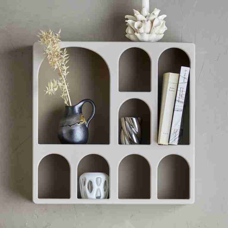Bloomingville Boekenkast Graphia 48cm - Bruin