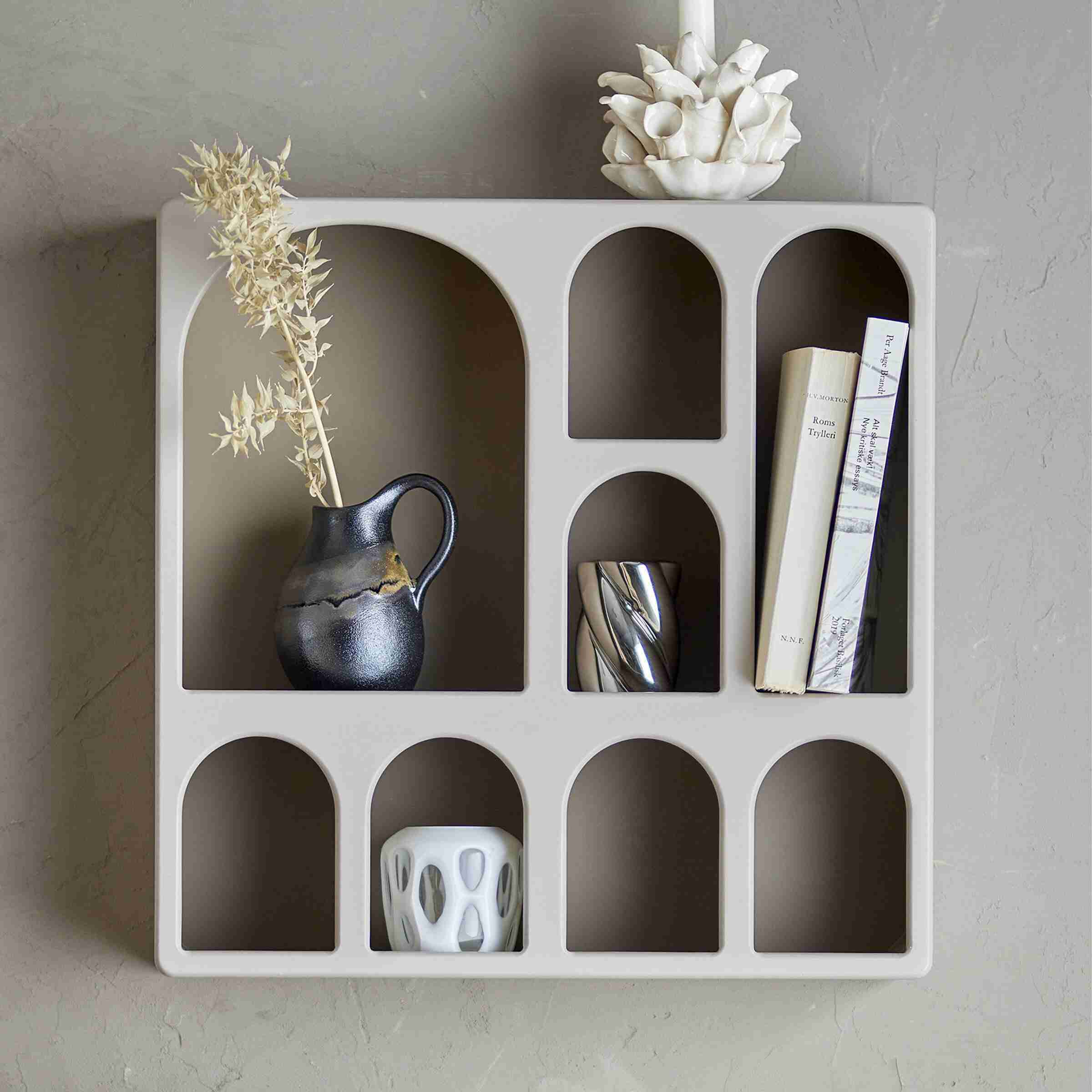 Bloomingville Boekenkast Graphia 48cm - Bruin